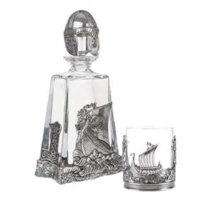 Pewter Viking Decanter - Wyrdraven Items From Pewter - www.wyrdraven.co.uk