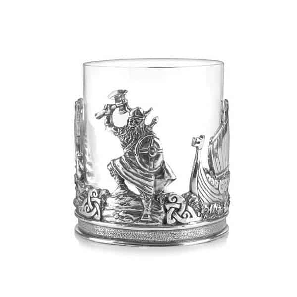 Pewter Viking Whiskey Tumbler - Wyrdraven Items From Pewter - www.wyrdraven.co.uk