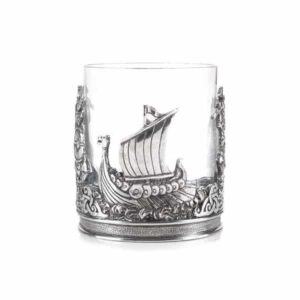 Pewter Viking Whiskey Tumbler - Wyrdraven Items From Pewter - www.wyrdraven.co.uk