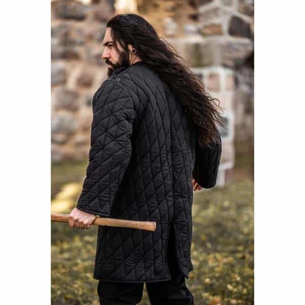 Gambeson Black - Wyrdraven Gambeson - Wyrdraven - wyrdraven.co.uk