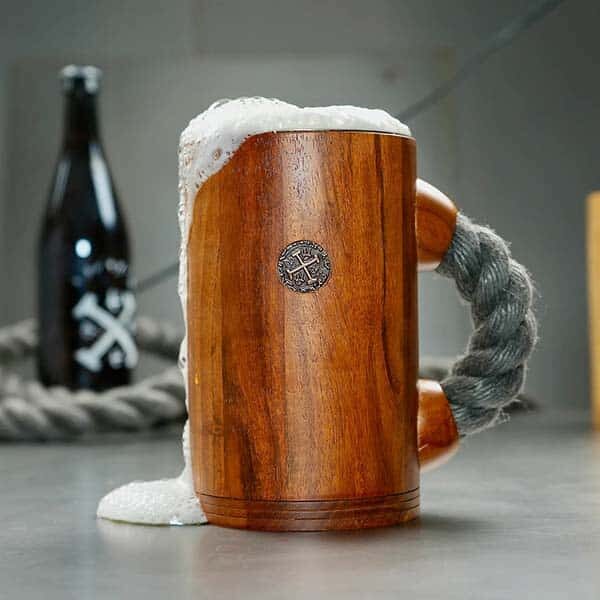 Dusk Chuug Wooden Tankard - Wooden Plates, Cups & Bowls - Wyrdraven - wyrdraven.co.uk