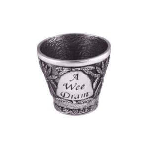 Pewter Wee Dram Cup - Wyrdraven Items From Pewter - www.wyrdraven.co.uk