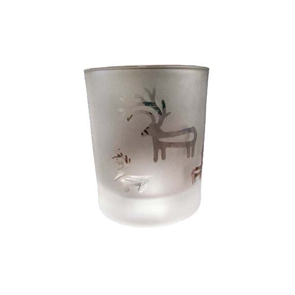 Viking Shot Glass Sami Reindeer - Wyrdraven Glassware - www.wyrdraven.co.uk