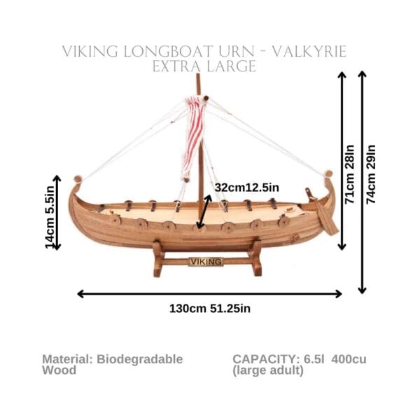 Viking Ship Urn - Viking Burial - Wyrdraven Viking ships -wyrdraven.co.uk