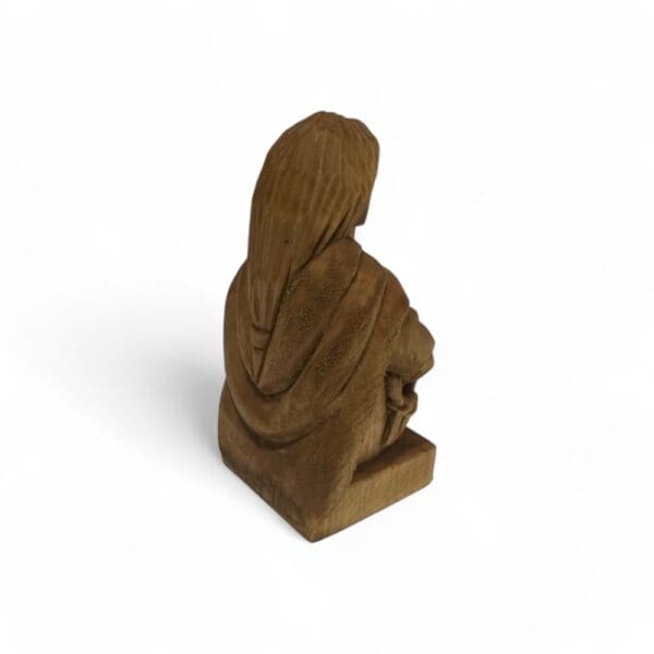 Hand Carved Wooden Figurine Frigg - Wyrdraven Viking Figurines - www.wyrdraven.co.uk