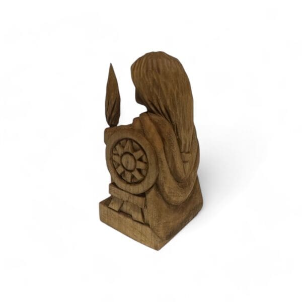 Hand Carved Wooden Figurine Frigg - Wyrdraven Viking Figurines - www.wyrdraven.co.uk