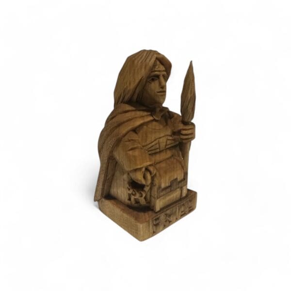 Hand Carved Wooden Figurine Frigg - Wyrdraven Viking Figurines - www.wyrdraven.co.uk