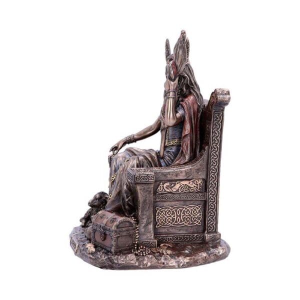 Frigga Seated Figurine - Wyrdraven Viking Figurines - www.wyrdraven.co.uk