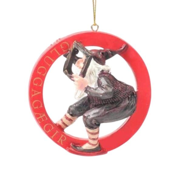 Gluggagaegir Window Peeper Decoration - Wyrdraven Yule Decorations - Wyrdraven - www.wyrdraven.co.uk